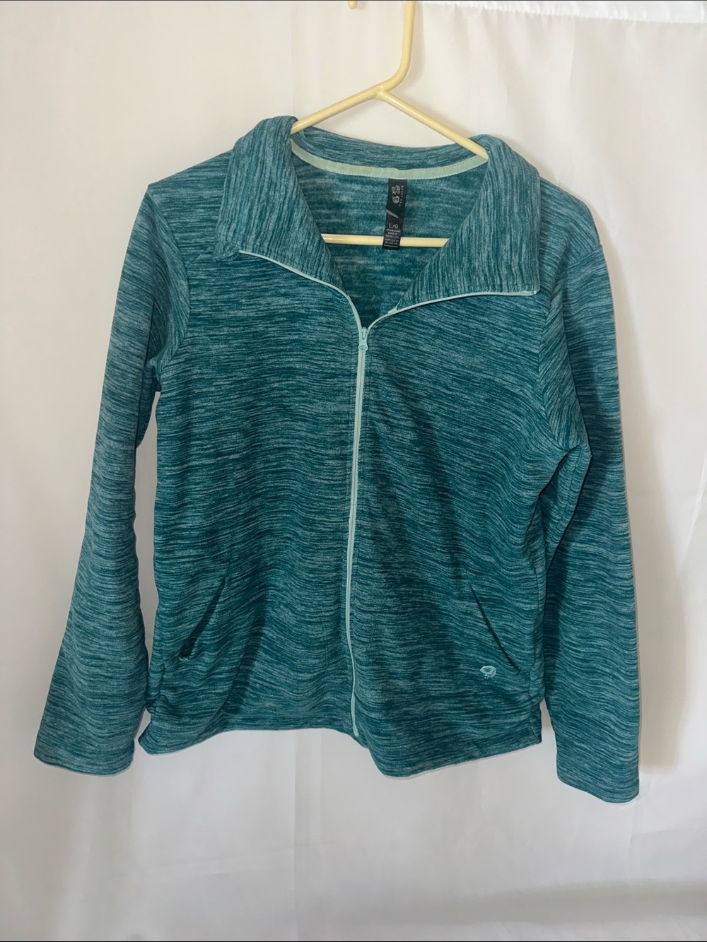 Mountain Hardwear Woman’s Teal Space-Dye Full Zip Jacket